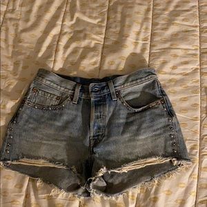 Levi’s embellished shorts